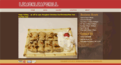 Desktop Screenshot of lemonleafgrill.net